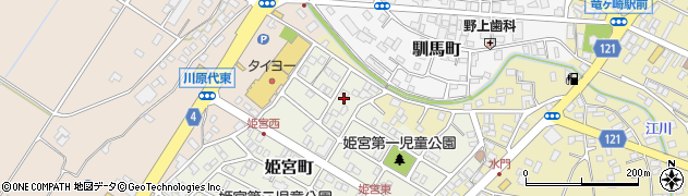 茨城県龍ケ崎市姫宮町218周辺の地図