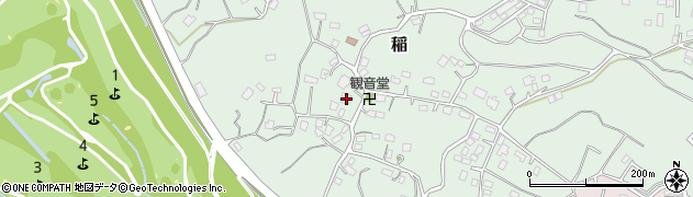 茨城県取手市稲1145周辺の地図