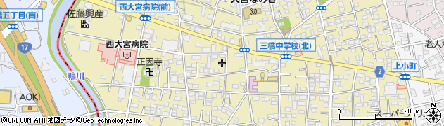 埼玉県さいたま市大宮区三橋1丁目1215周辺の地図