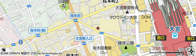 埼玉県さいたま市大宮区桜木町2丁目249周辺の地図