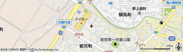 茨城県龍ケ崎市姫宮町193周辺の地図