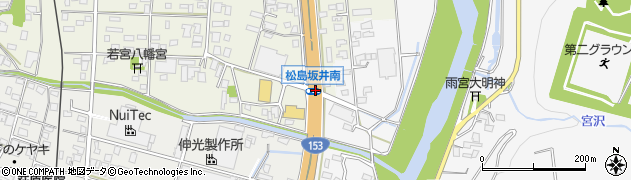 松島坂井南周辺の地図