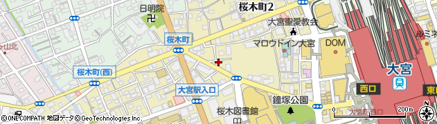 埼玉県さいたま市大宮区桜木町2丁目244周辺の地図