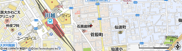 埼玉県川越市菅原町7周辺の地図