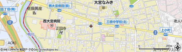 埼玉県さいたま市大宮区三橋1丁目1217周辺の地図