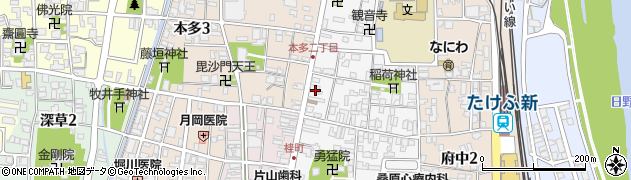 藤井防災エネルギー株式会社　桂町給油所周辺の地図