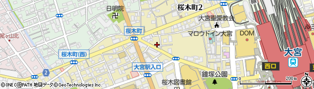 埼玉県さいたま市大宮区桜木町2丁目306周辺の地図