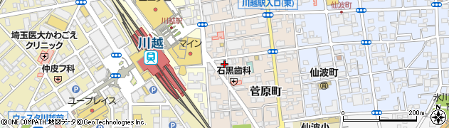 埼玉県川越市菅原町19周辺の地図