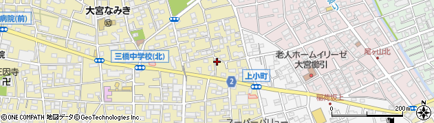 埼玉県さいたま市大宮区三橋1丁目122周辺の地図