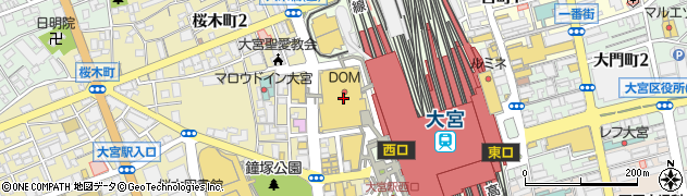 ダイエー大宮店周辺の地図
