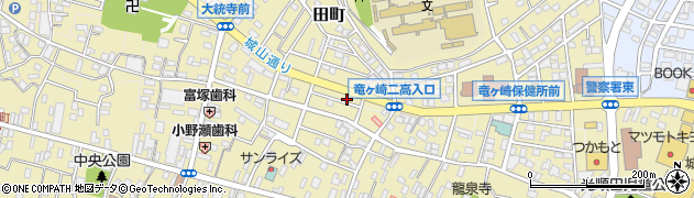 茨城県龍ケ崎市東町周辺の地図