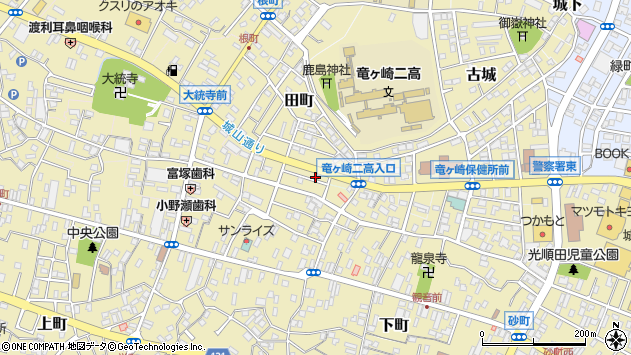 〒301-0821 茨城県龍ケ崎市東町の地図