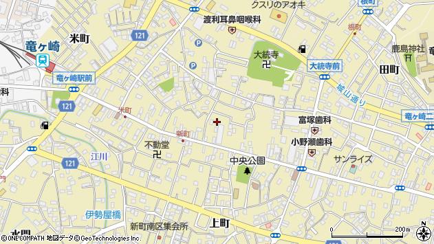 〒301-0813 茨城県龍ケ崎市新町の地図