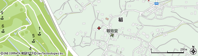 茨城県取手市稲1162周辺の地図