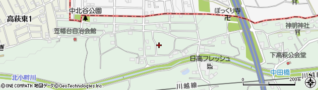 埼玉県日高市高萩2111周辺の地図