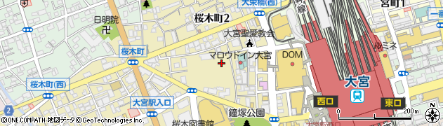 埼玉県さいたま市大宮区桜木町2丁目212周辺の地図