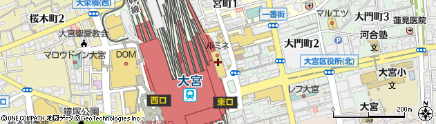 成城石井ルミネ大宮ルミネ１店周辺の地図