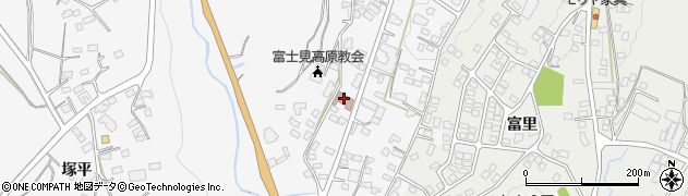 富士見郵便局周辺の地図