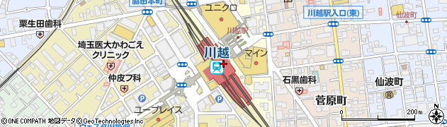 みずほ銀行東武川越駅 ＡＴＭ周辺の地図