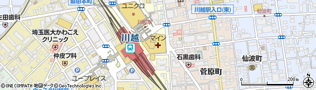 みずほ銀行東武ストア川越店 ＡＴＭ周辺の地図