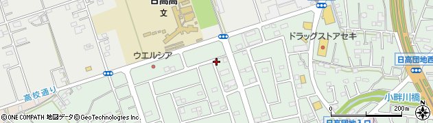 埼玉県日高市高萩2341周辺の地図