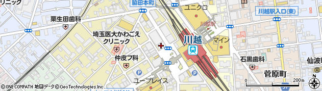 中野ＯＡスクール川越校ワープロ教室周辺の地図