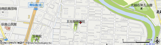 埼玉県越谷市南荻島3585周辺の地図