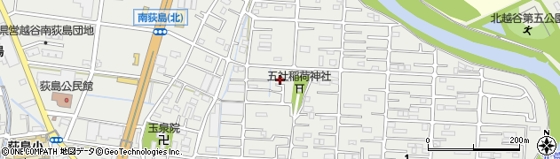 埼玉県越谷市南荻島3663周辺の地図