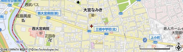 埼玉県さいたま市大宮区三橋1丁目731周辺の地図