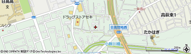 埼玉県日高市高萩2295周辺の地図