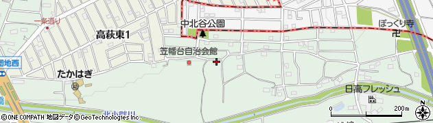 埼玉県日高市高萩2166周辺の地図