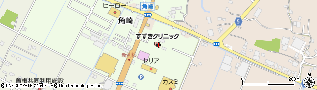 茨城県稲敷市角崎1655周辺の地図