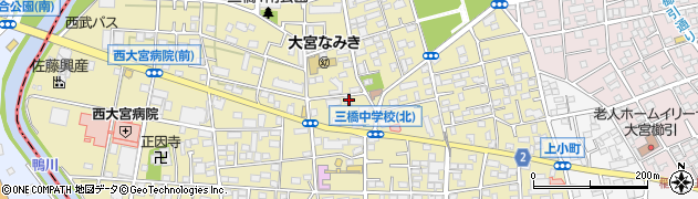埼玉県さいたま市大宮区三橋1丁目725周辺の地図