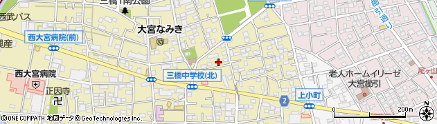 埼玉県さいたま市大宮区三橋1丁目704周辺の地図