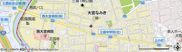 三橋三島公園周辺の地図