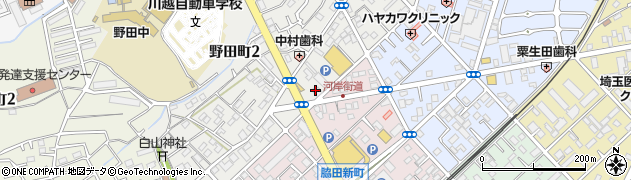飯能信用金庫川越支店周辺の地図