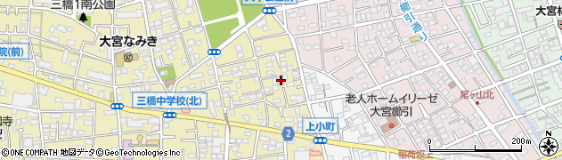 埼玉県さいたま市大宮区三橋1丁目100周辺の地図