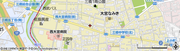 埼玉県さいたま市大宮区三橋1丁目761周辺の地図