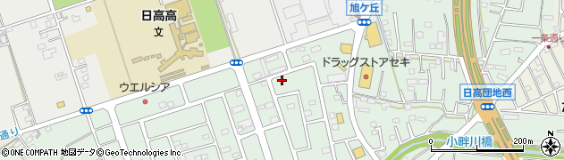 埼玉県日高市高萩2324周辺の地図
