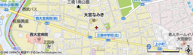 埼玉県さいたま市大宮区三橋1丁目668周辺の地図