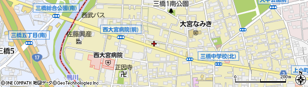 埼玉県さいたま市大宮区三橋1丁目769周辺の地図