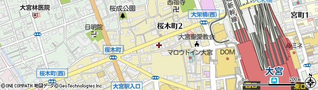埼玉県さいたま市大宮区桜木町2丁目328周辺の地図