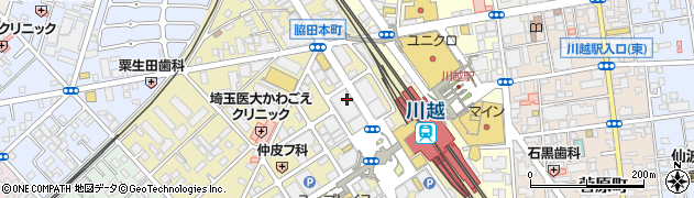 武蔵野銀行　川越住宅ローンセンター周辺の地図