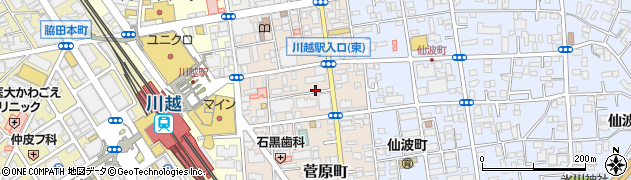 埼玉県川越市菅原町5周辺の地図