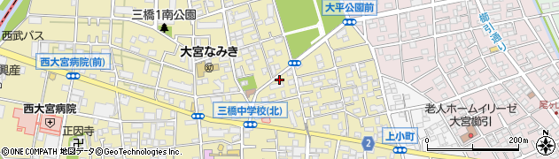 埼玉県さいたま市大宮区三橋1丁目698周辺の地図
