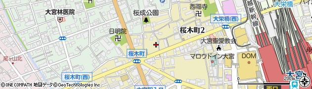 埼玉県さいたま市大宮区桜木町2丁目461周辺の地図