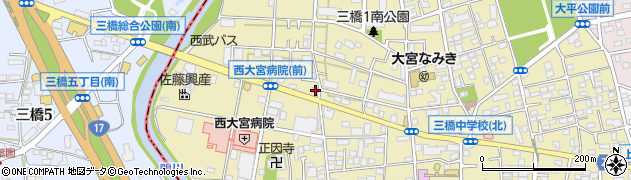 埼玉県さいたま市大宮区三橋1丁目773周辺の地図