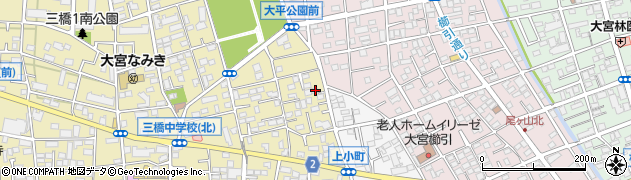 埼玉県さいたま市大宮区三橋1丁目95周辺の地図