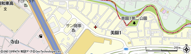 埼玉スタジアム北側W駐車場周辺の地図