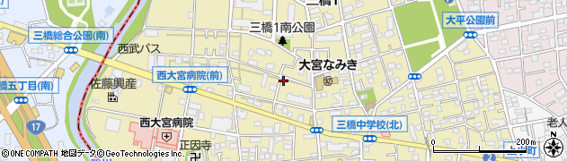 埼玉県さいたま市大宮区三橋1丁目749周辺の地図
